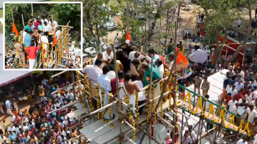 தீர்த்தமலை ஸ்ரீசுப்பிரமணிய சுவாமி திருக்கோவில் மஹா கும்பாபிஷேகம் – விண்ணை அதிர்ந்த அரோகரா முழக்கம் 012 velore temble A