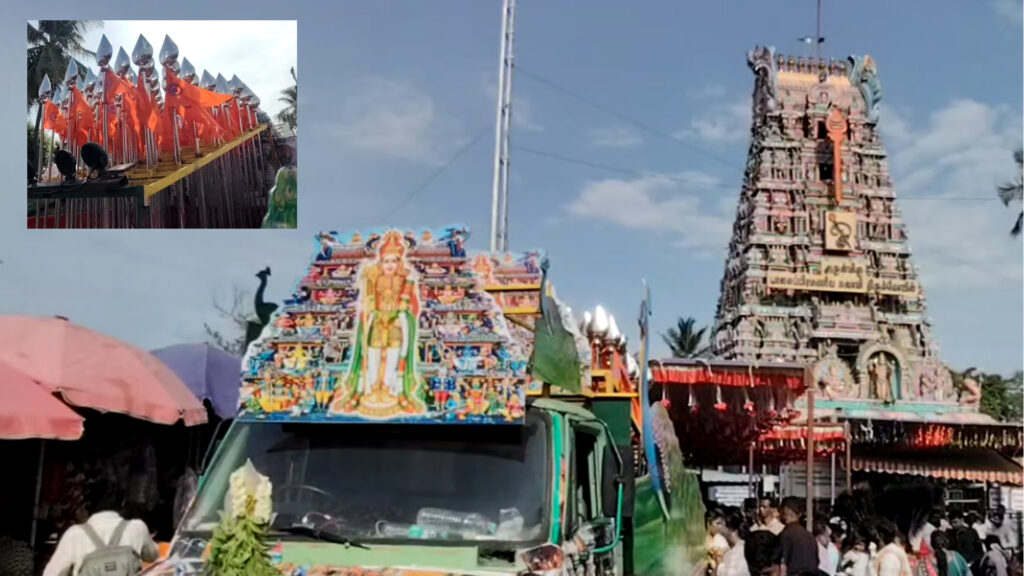 சிறுவாபுரியில் இருந்து தொடங்கியது 108 வேல் யாத்திரை… போதைப் பொருட்களுக்கு எதிராக ஒரு ஆன்மீக நடவடிக்கை 003 siruvapuri koil
