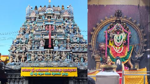 வேலை வேண்டி காளிகாம்பாள் கோயிலுக்கு படையெடுக்கும் பக்தர்கள்..! சென்னைக்கு அம்மன் வந்த கதை தெரியுமா? 1