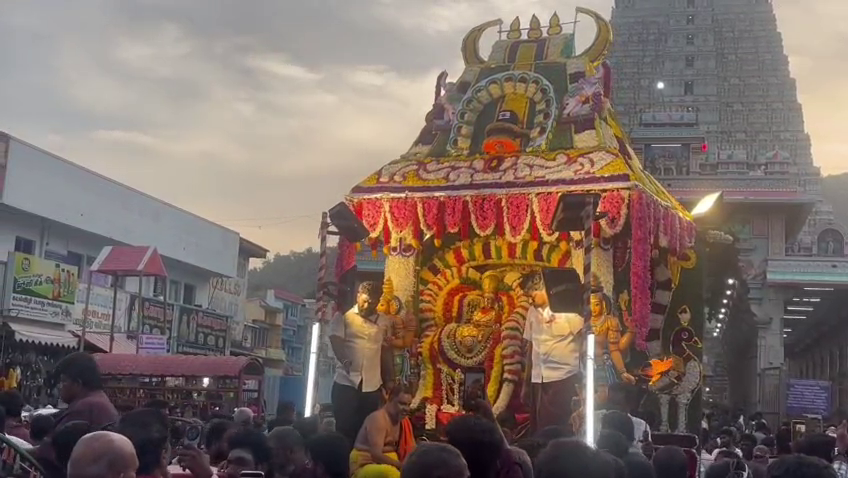அண்ணாமலையார் கோவிலில் ஆனி பிரம்மோற்சவம்: பூ பல்லக்கில் பக்தர்களுக்கு அருள்பாலித்த சுவாமிகள் vlcsnap 2026 07 14 20h40m40s226
